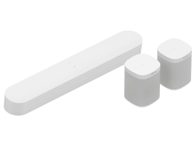 Sonos Premium Immersive Set with Beam (Beam + (2) One SL) - White